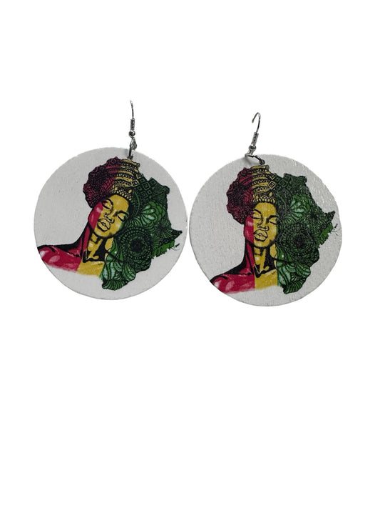 Colorful Wooden Earrings