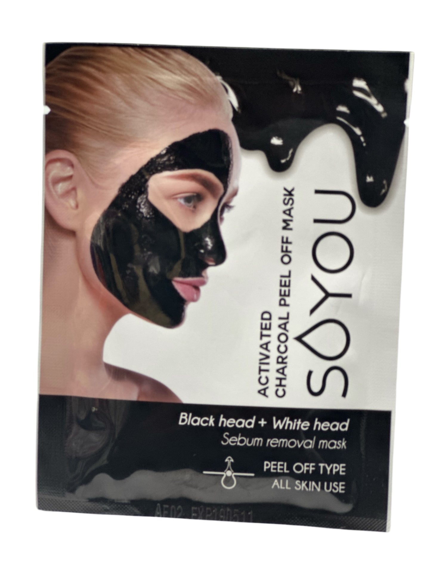 ACTIVATED CHARCOAL PEEL OFF MASK SOYOU.