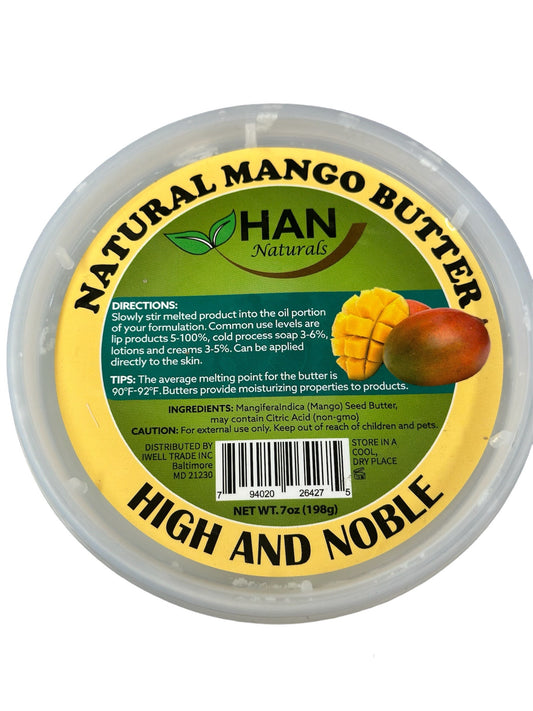 NATURAL MANGO BUTTER HIGH AND NOBLE