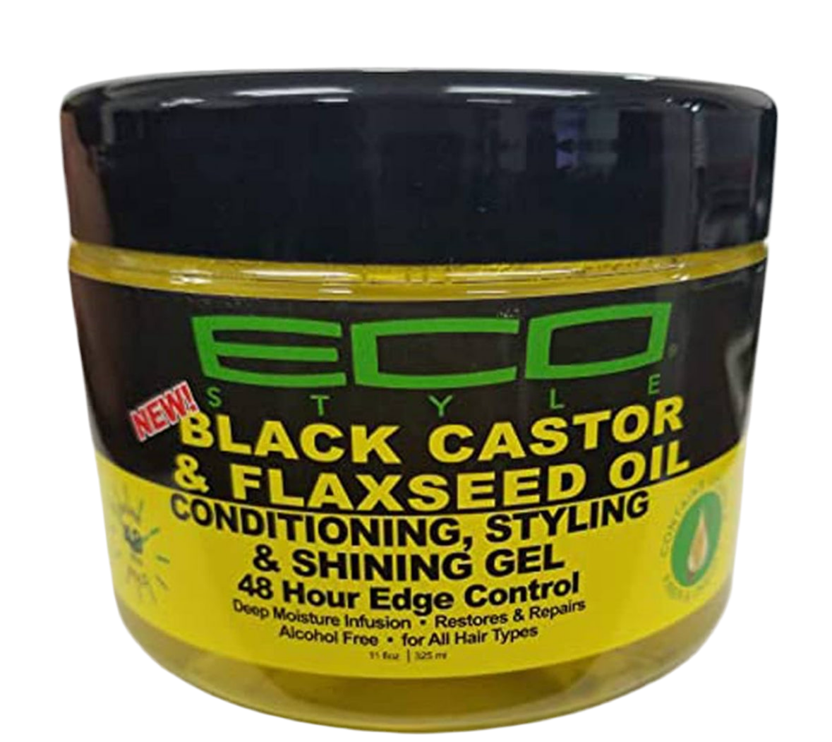 coco Eco Style Black Castor Oil & Flaxseed Oil