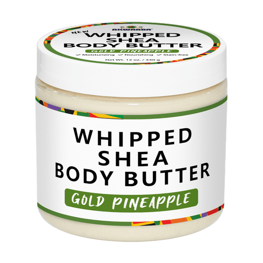 AKWAABA Whipped Shea Body Butter Gold Pineapple