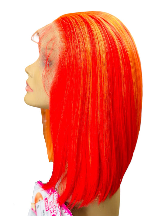 Harlem 125 hot split red/orange wig . LHF59