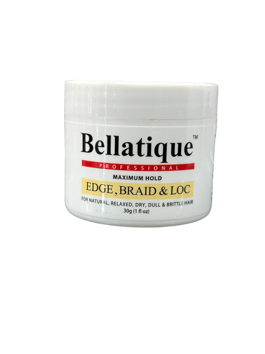bellatique professional braiding gel for edge ,braid and loc .30g