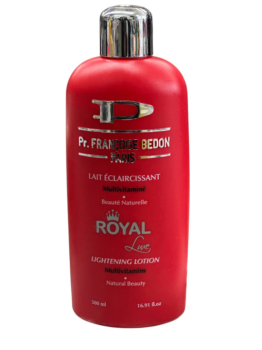 Pr. FRANÇOISE BEDON PARIS LAIT ÉCLAIRCISSANT Multivitaminé Beauté Naturelle ROYAL Luxe
LIGHTENING LOTION. 500ml