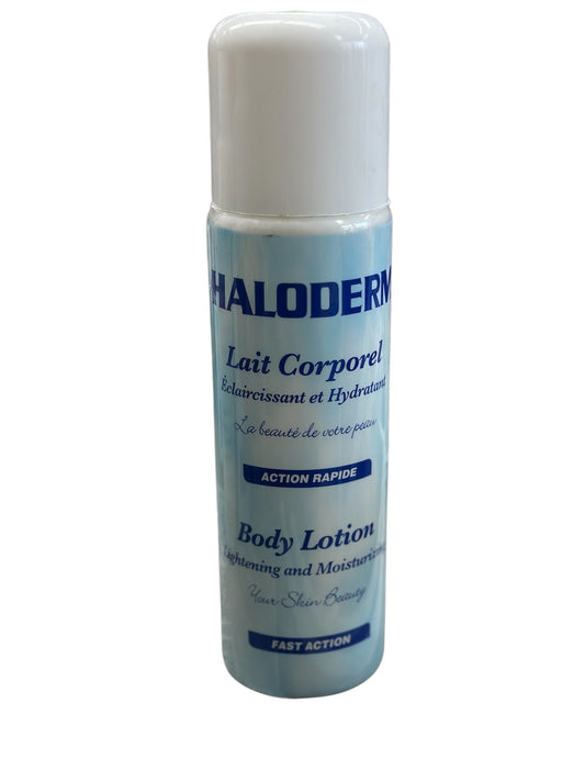 HALODERN Lait Corporel Edaircissant et Hydratant La beauté de votre peau ACTION RAPIDE
Body Lotion.