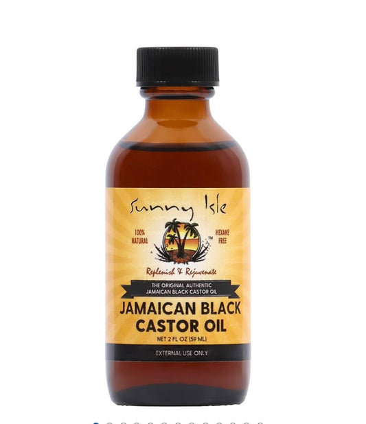 Sunny IsIe JAMAICAN BLACK CASTOR OIL NET 2 FL Oz .