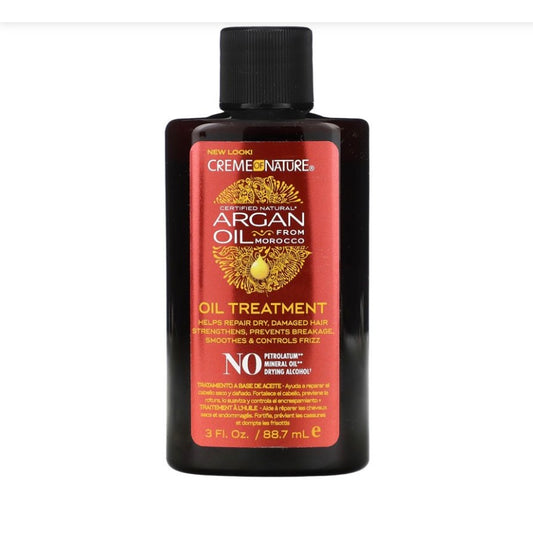 CREME of NATURE CERTIFIED NATURAL ARGAN OIL MOROCEN
OIL TREATMENT