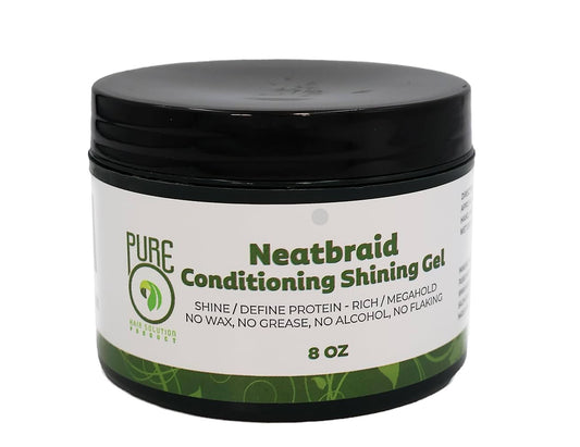 Neatbraid Pure O Hair Solution Product Neatbraid Conditioning Shining Gel 8oz