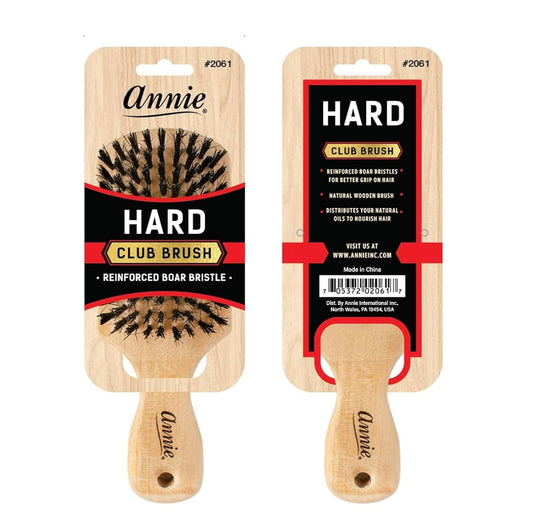 Annie HARD CLUB BRUSH
• REINFORCED BOAR BRISTLE