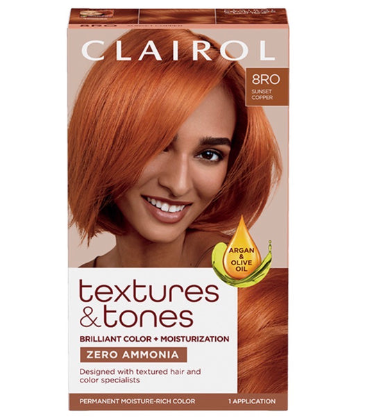 CLAIROL TEXTURE & TONES SUNSET COPPER 8R0