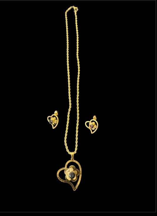 GOLD JEWELRY SET