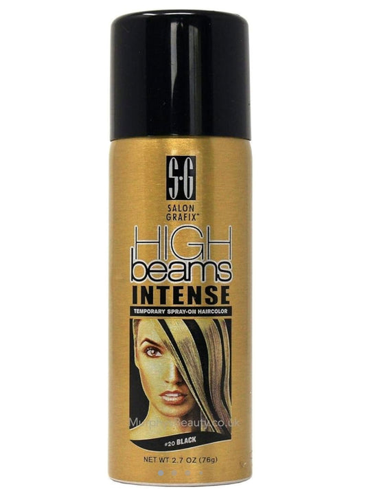Salon Grafix High Beams Intense Temporary Spray - Black for Unisex - 2.7 oz Hair Color