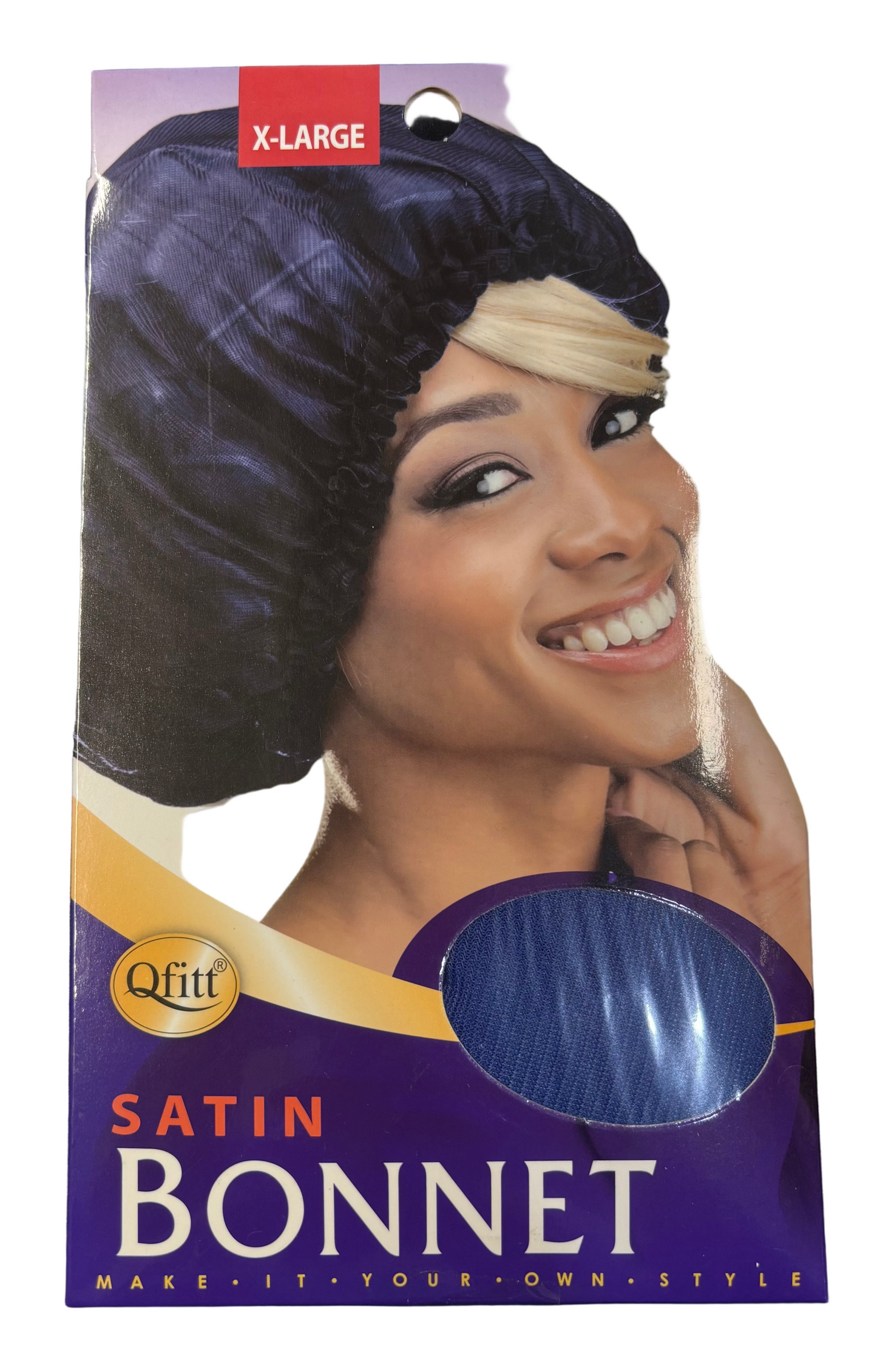 Qfitt Satin Bonnet Xtra Large #158 Assort