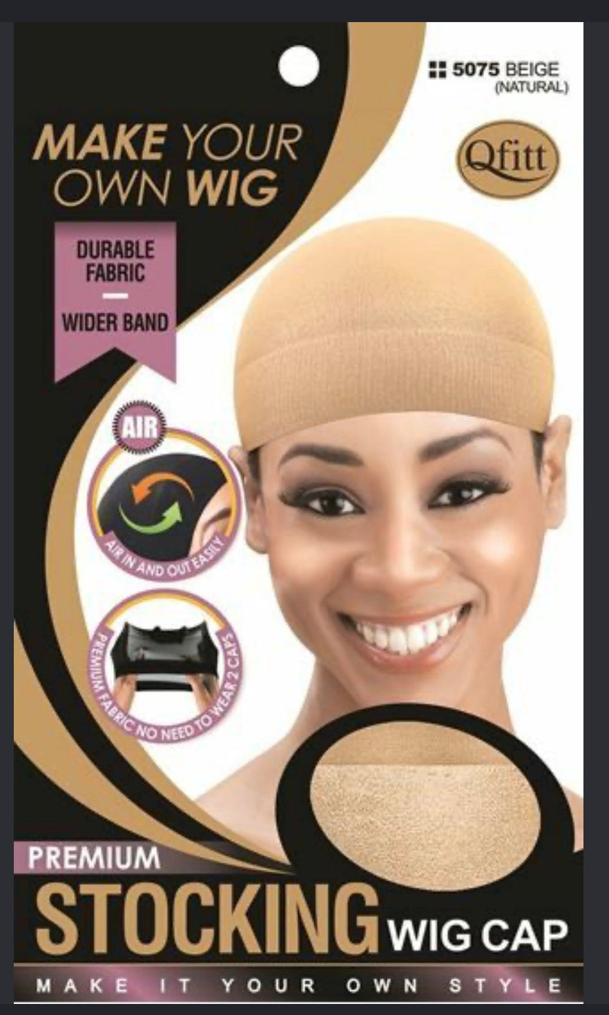 Qfitt Make Your Own Wig Stocking Cap Beige