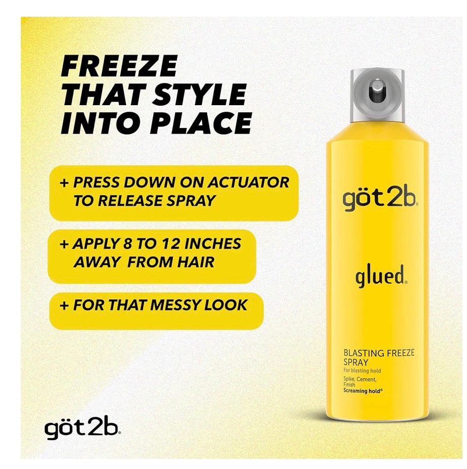 got2b (Got 2 Be) Glued Blasting Freeze Spray 12oz
