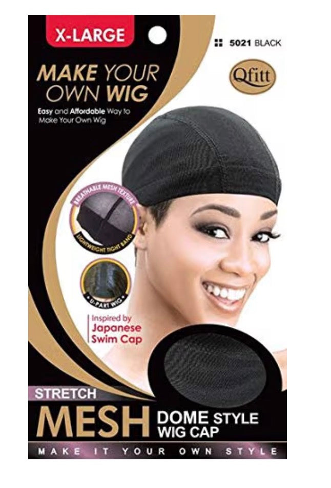 Qfitt Make Your Own Wig Mesh Cap Black
