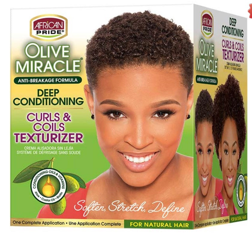 African Pride Olive Miracle Curls and Coils Texturizer