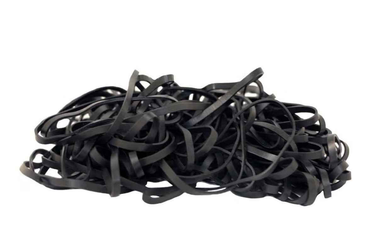 Eden Wide Jumbo Rubber Bands Black