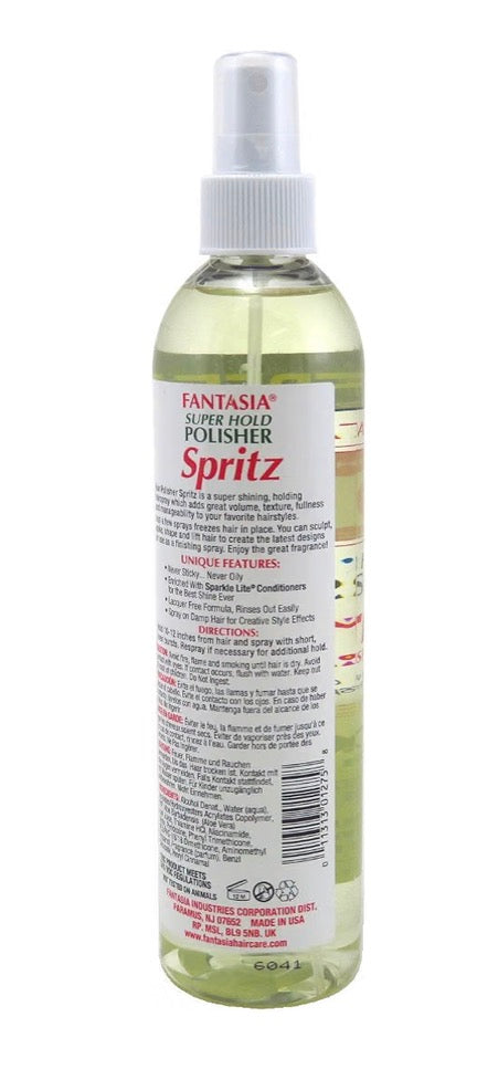 IC Fantasia Liquid Mousse Super Hold Polisher Spritz Hair Spray 12oz