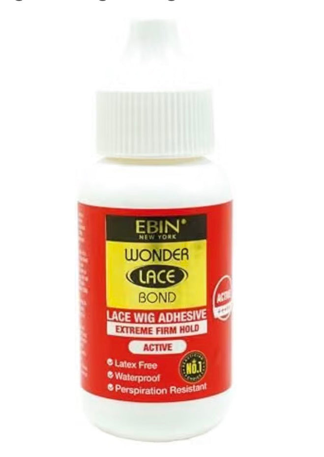 Ebin Wonder Lace Bond Glue Extreme Firm Hold Active 1.18oz