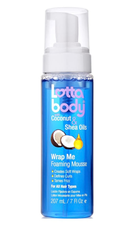 Lottabody Coconut & Shea Wrap Me Foaming Mousse, 7oz