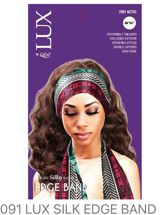 LUX By Qfitt Silky Satin Edge Band Assorted Colors