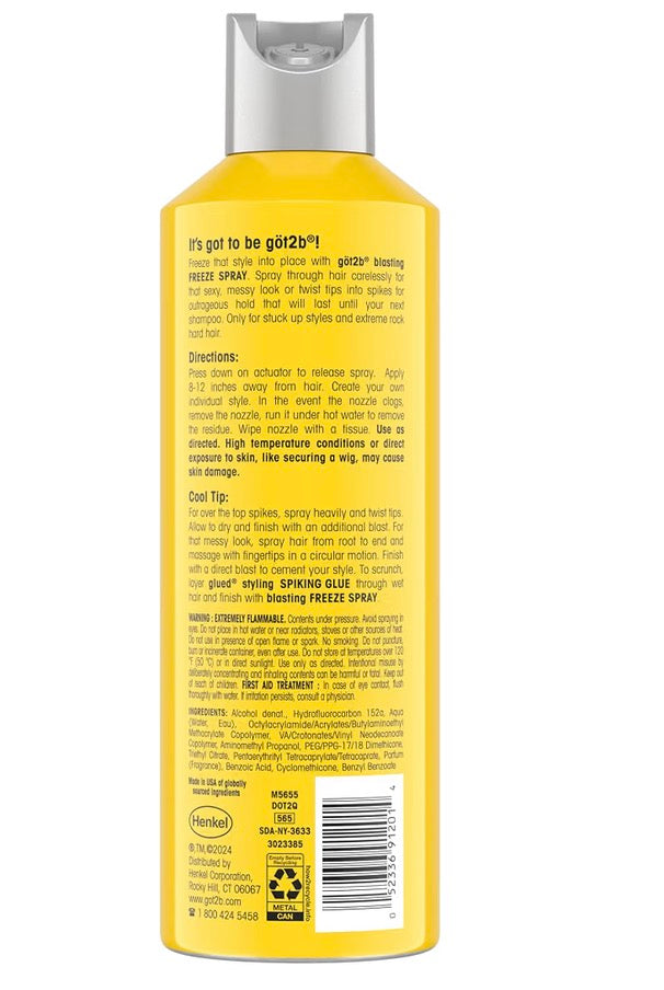 got2b (Got 2 Be) Glued Blasting Freeze Spray 12oz