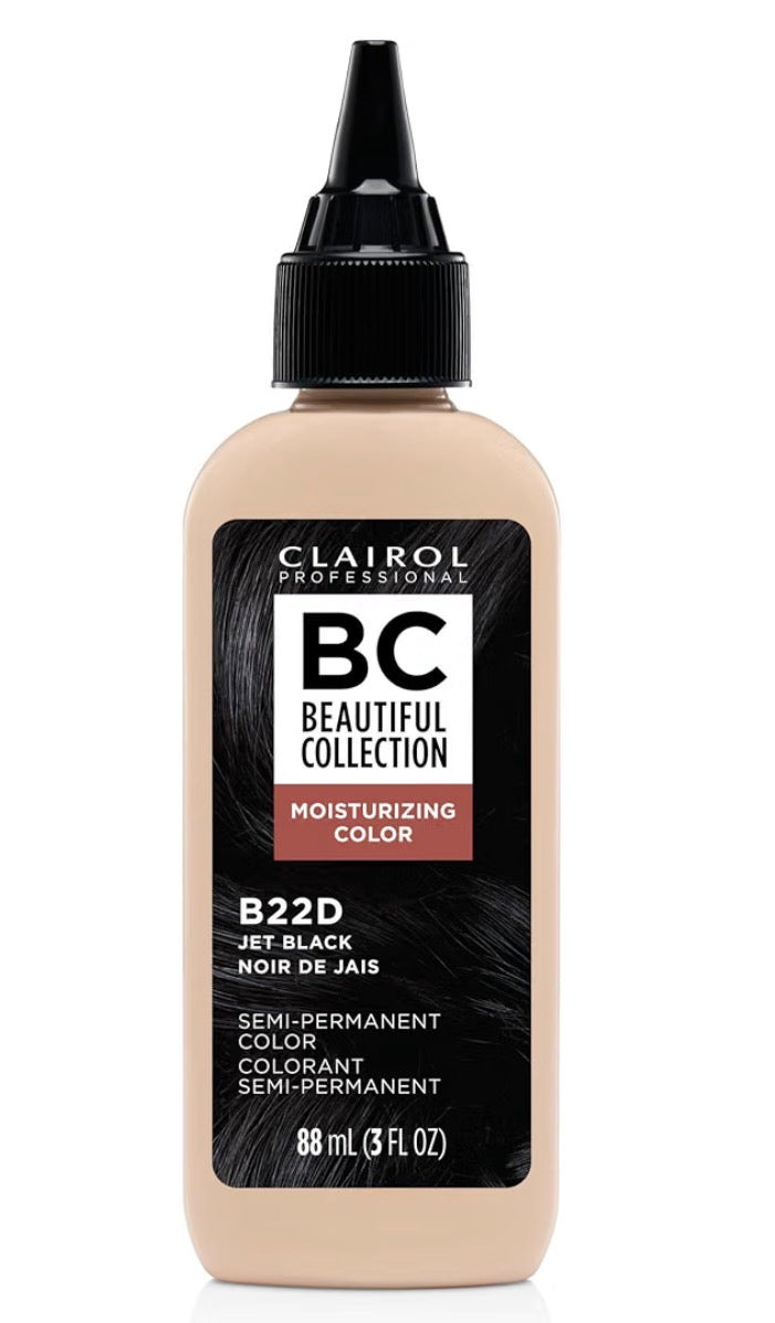 Clairol Beautiful Collection Hair Color B22D Jet Black