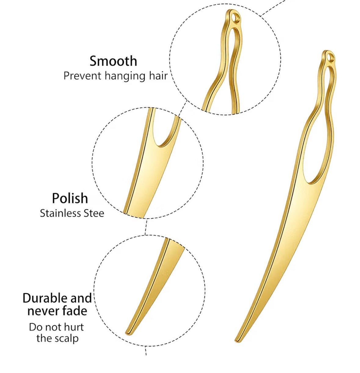 Dreadlocks Interlocking Needle-Assorted Colors