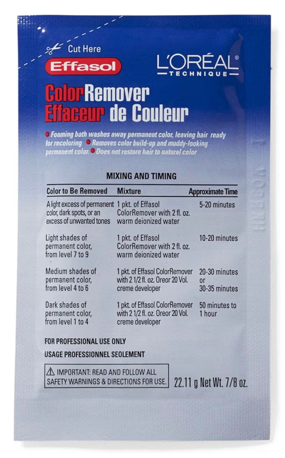 L'Oréal Technique Effasol Hair Color Remover