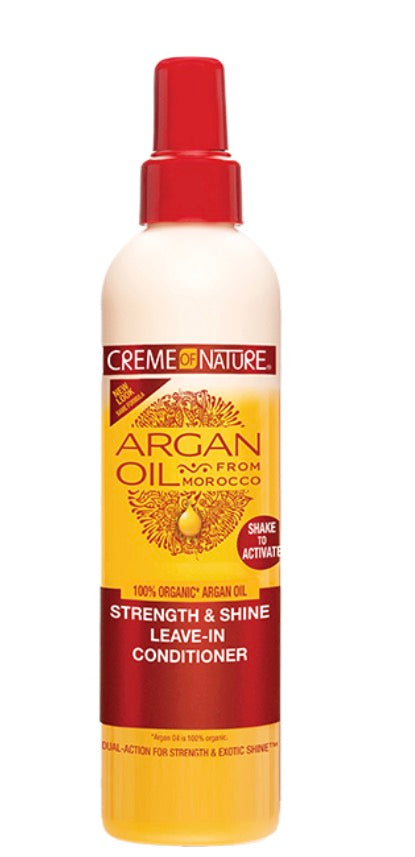 Creme of Nature Argan Oil Strength & Shine Leave In Conditioner, 8.4oz