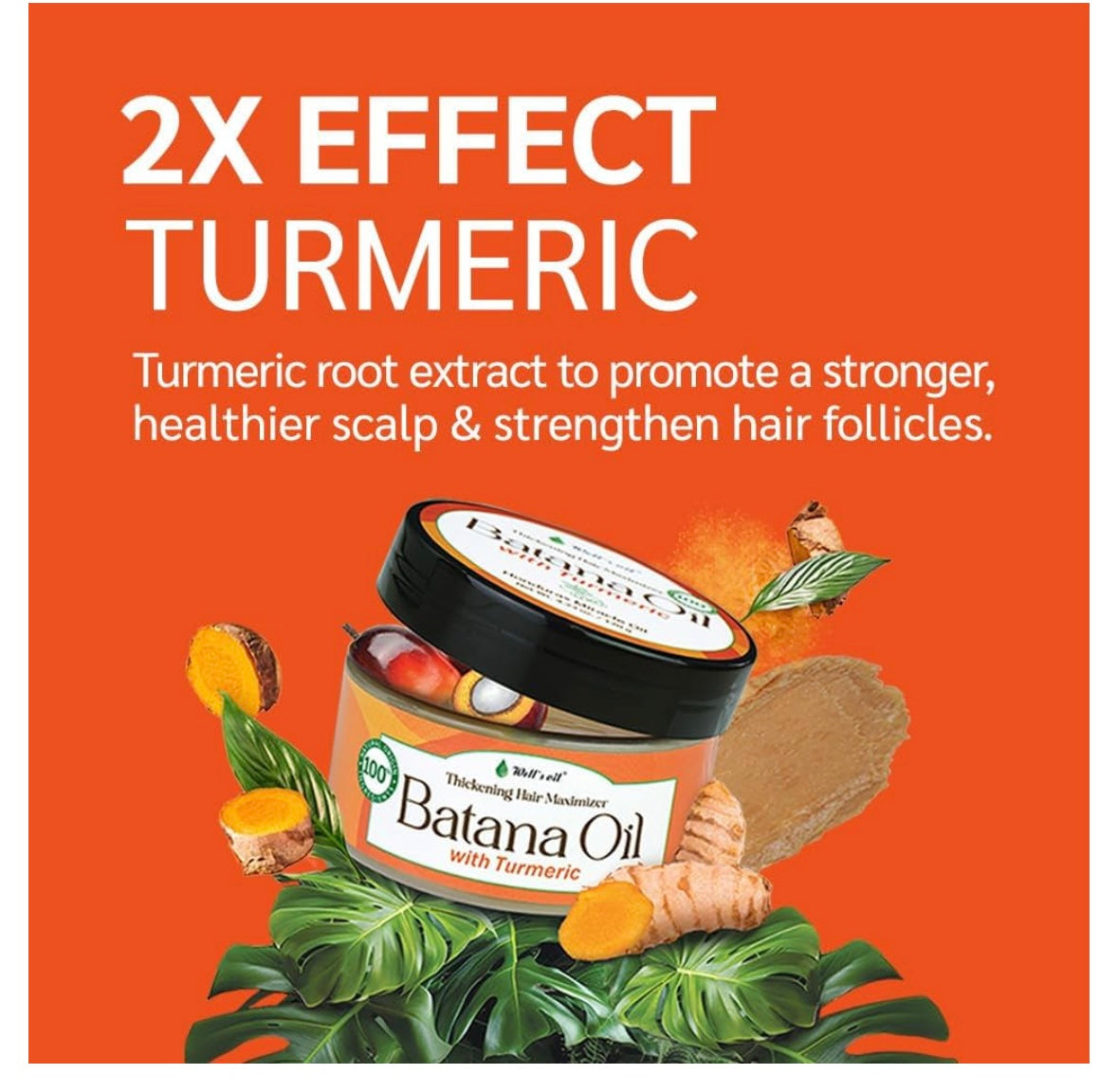 Well's Oil Batana Oil with Turmeric Extract