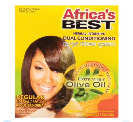 Africa's Best Regular Dual Conditioning
Relaxer with Olive Oil