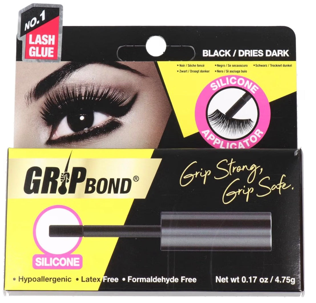 EBIN NEW YORK Grip Bond Eyelash Glue Silicone Black 0.17 oz
