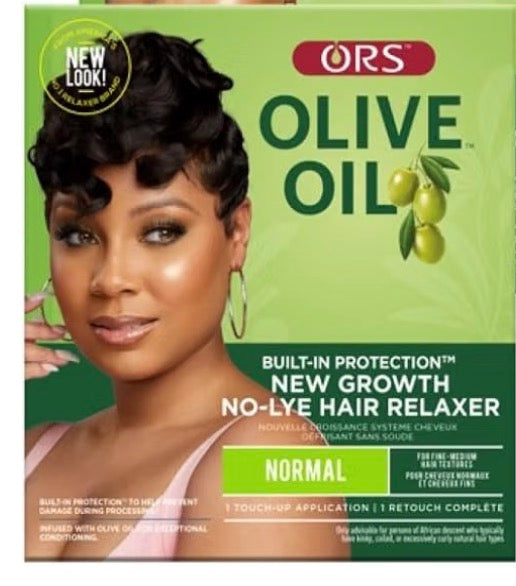 ORS Olive Oil Built In Protection New Growth No-Lye Hair Relaxer Normal Strength