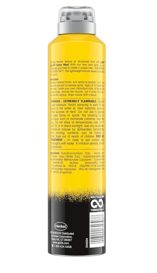 got2b (Got 2 Be) Glued Hold Spray Wax 8oz