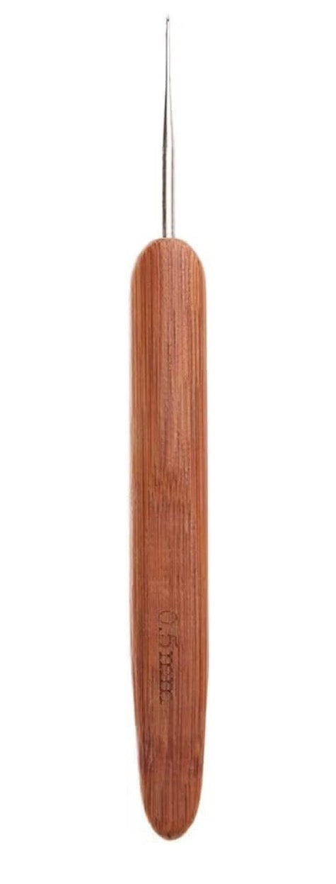 Bamboo Single Dreadlocks Crochet Needle 0.55MM