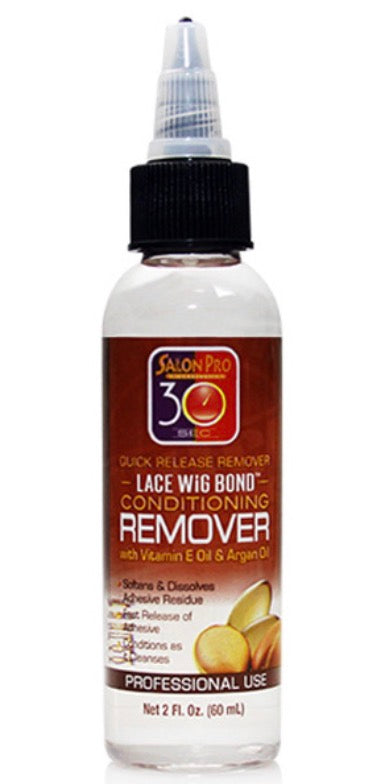 Salon Pro 30 Sec Lace Wig Bond Conditioning Hair Bond Remover 2oz