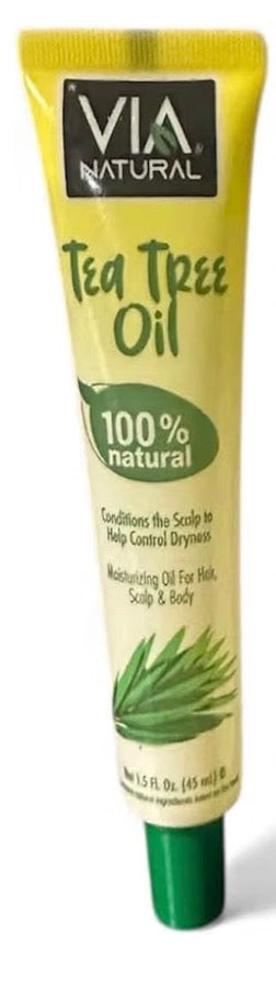 Via Natural Tea Tree 100% Natural Oil 1.5oz