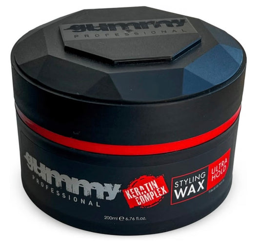 Gummy Professional Hair Styling Strong Hold Gel Wax with Keratin 200 ml
