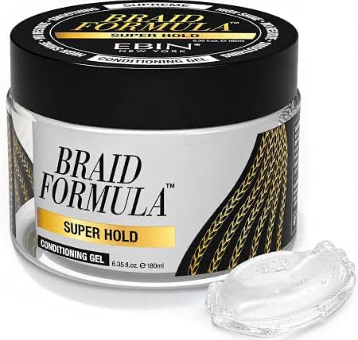 EBIN NEW YORK Braid Formula Conditioning Gel and Super Hold 6.35oz