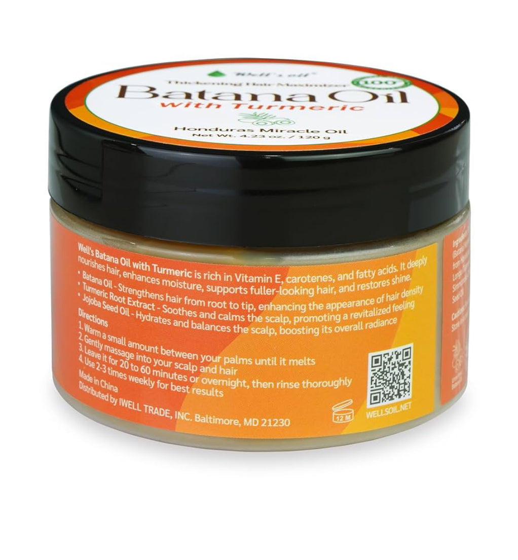 Well's Oil Batana Oil with Turmeric Extract