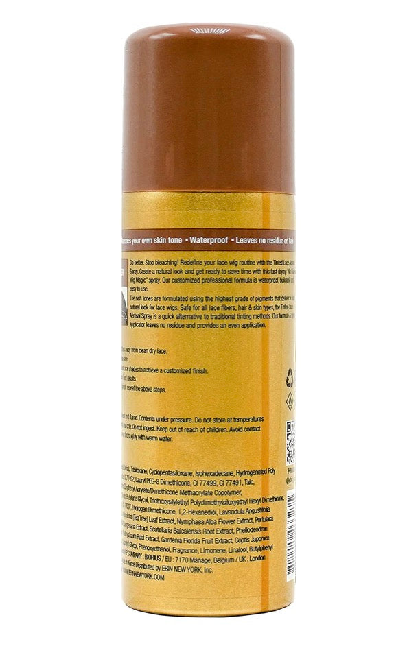 Ebin Dark Brown Tinted Lace Spray 1.73oz