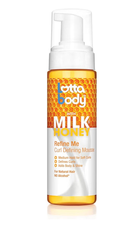 Lottabody Milk and Honey Refine Me Curl Defining Mousse, 7oz