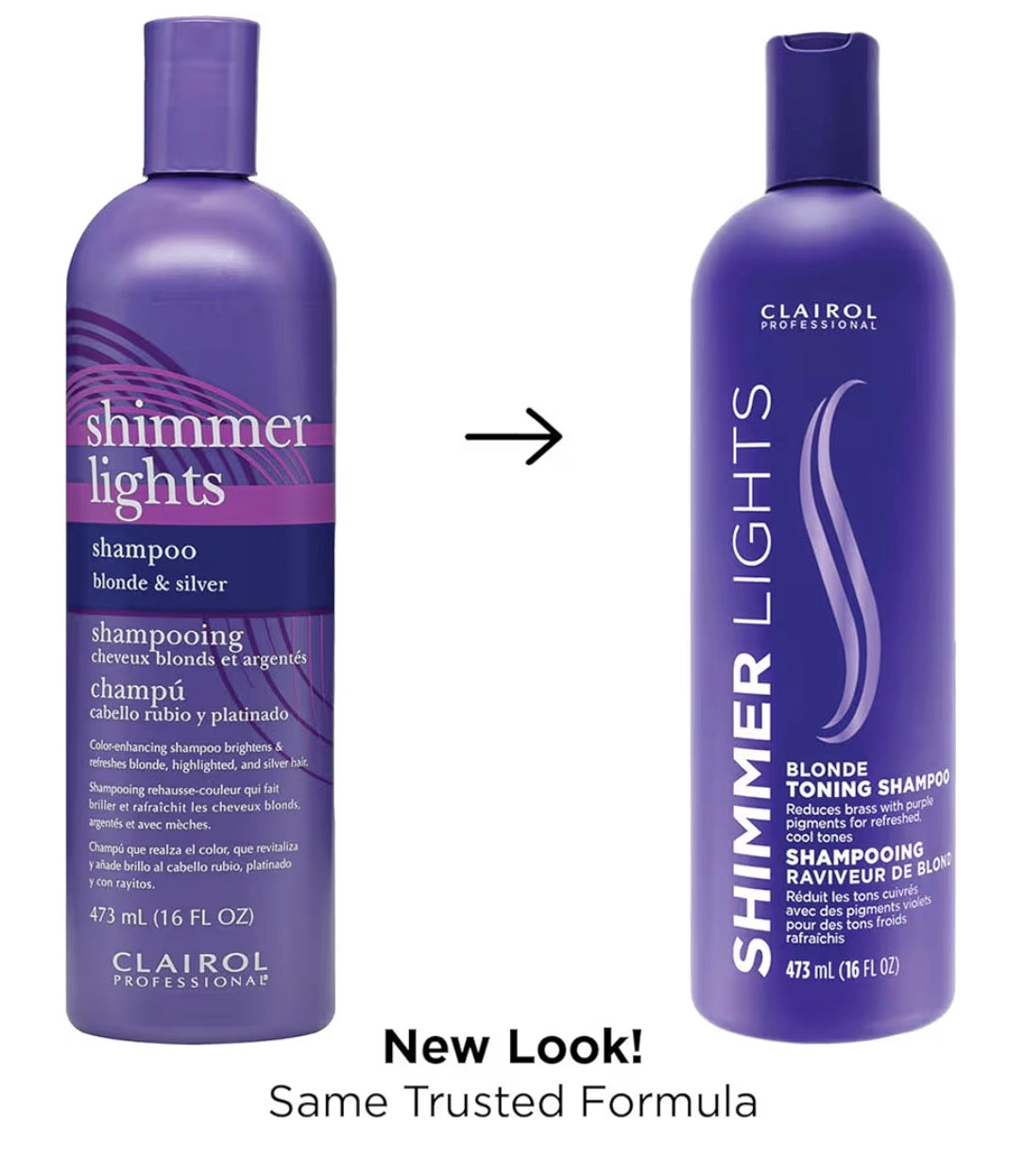 Clairol Professional Shimmer Lights Purple Shampoo 16oz