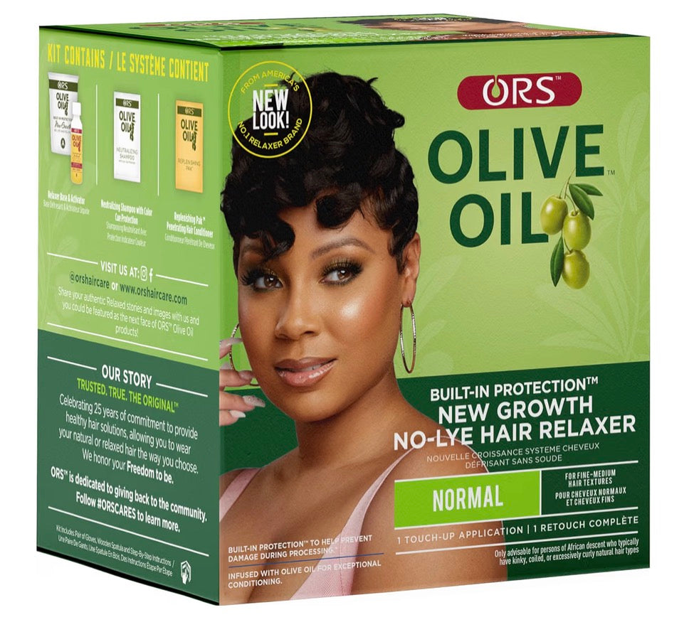 ORS Olive Oil Built In Protection New Growth No-Lye Hair Relaxer Normal Strength