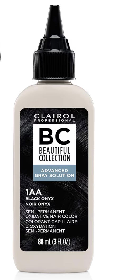 Clairol Beautiful Collection Advanced Gray Solutions Hair Color 1AA-Black