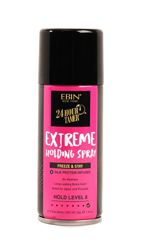 EBIN 24 Hour Tamer Extreme Holding Spray, Freeze & Stay 2.71oz