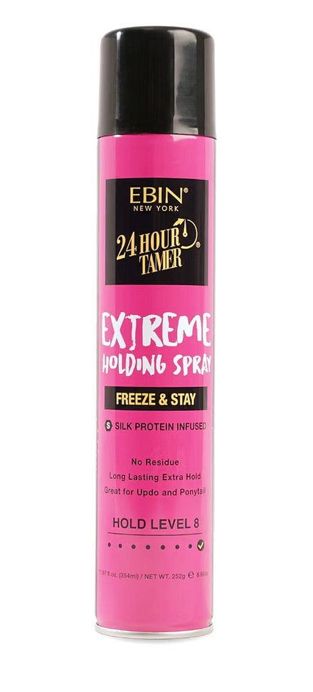 EBIN 24 Hour Tamer Extreme Holding Spray, Freeze & Stay 11.97oz