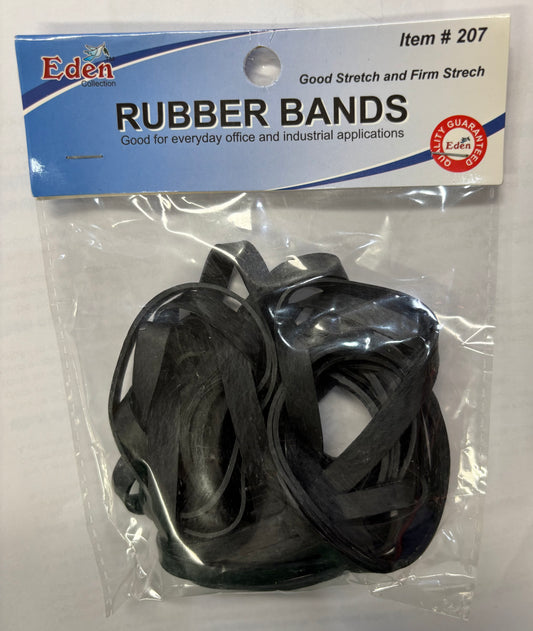 Eden Wide Super Jumbo Rubber Bands Black